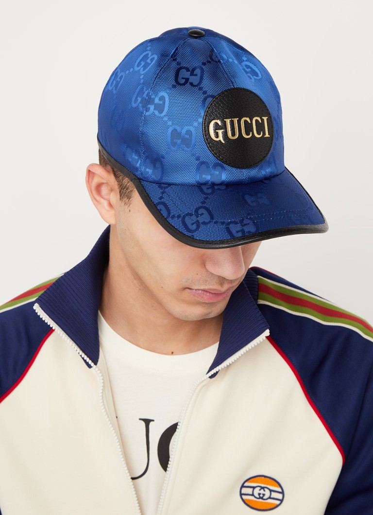 Gucci Off The Grid pet logoprint • Blauw • de Bijenkorf