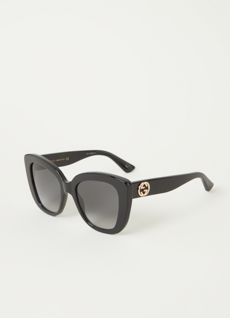 Brengen gen Couscous Gucci Zonnebril GG0327S • Zwart • de Bijenkorf