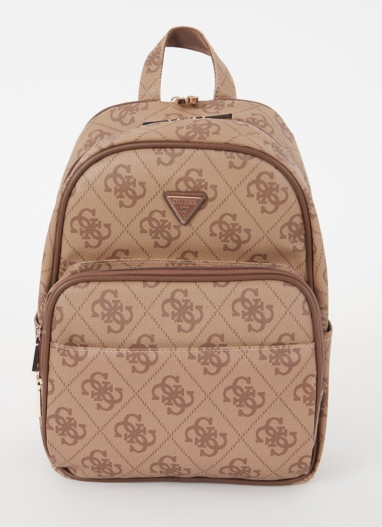 GUESS - Berta rugzak met logoprint - Camel