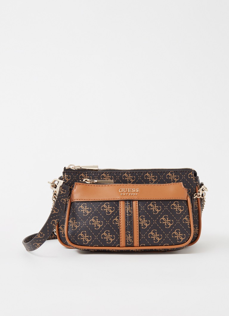 Verstrooien wapenkamer Streven GUESS Kasinta crossbodytas met afneembare schoudertas • Cognac • de  Bijenkorf