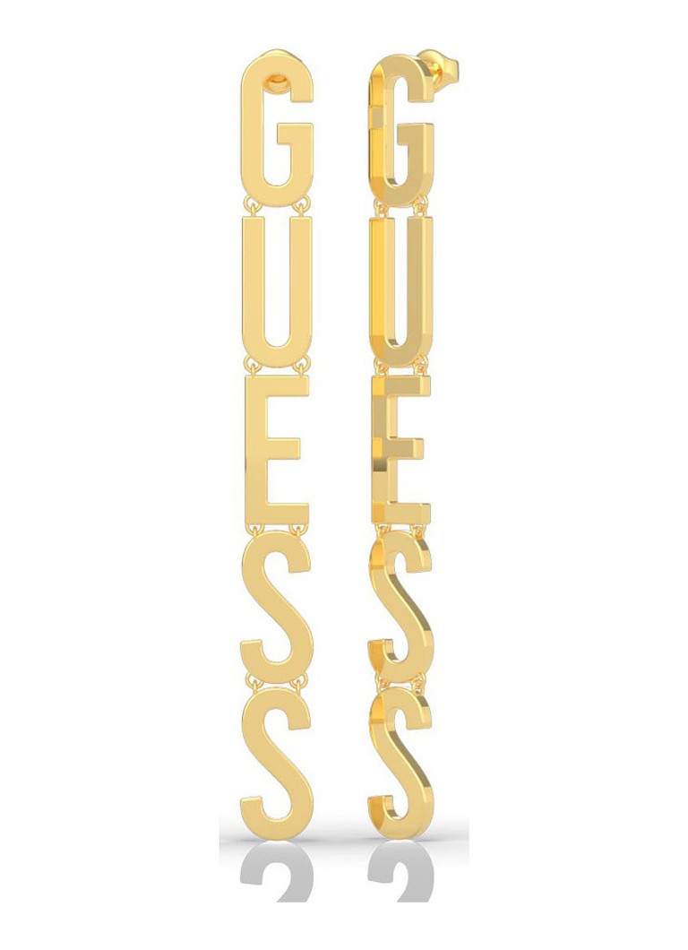 GUESS - Los Angeles oorstekers met hanger UBE20005 - Goud