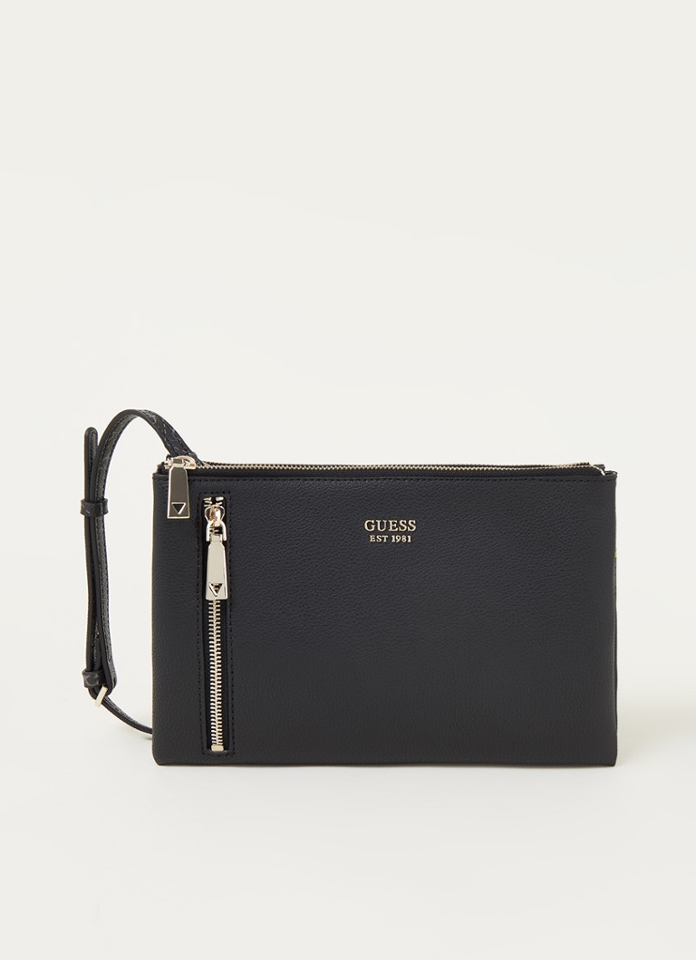 GUESS Naya schoudertas met uitneembare clutch • Zwart • de Bijenkorf