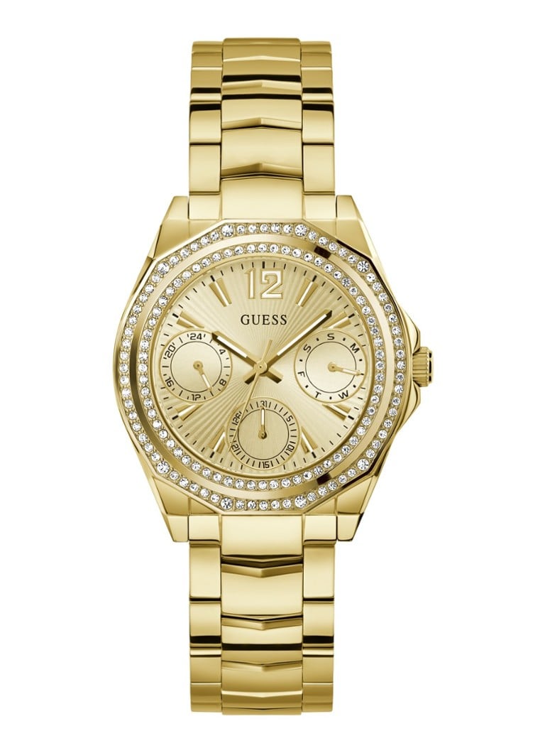 GUESS - Ritzy horloge GW0685L2 - Goud