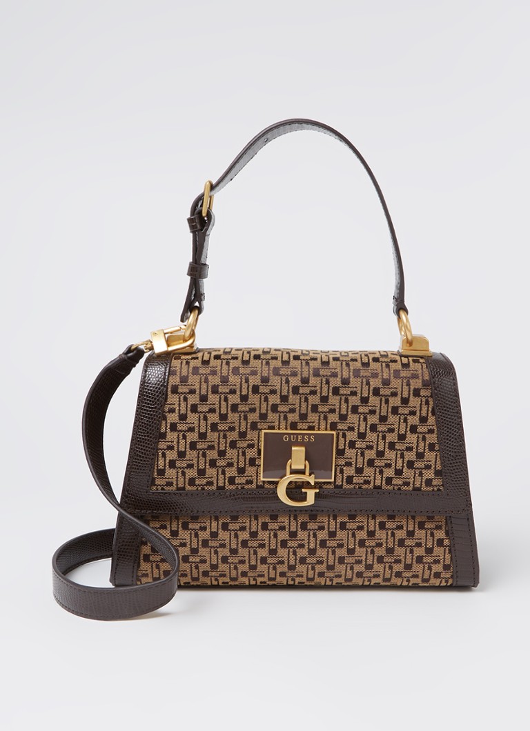 GUESS Stephi handtas met verstelbare handvat • Wijnrood • de Bijenkorf