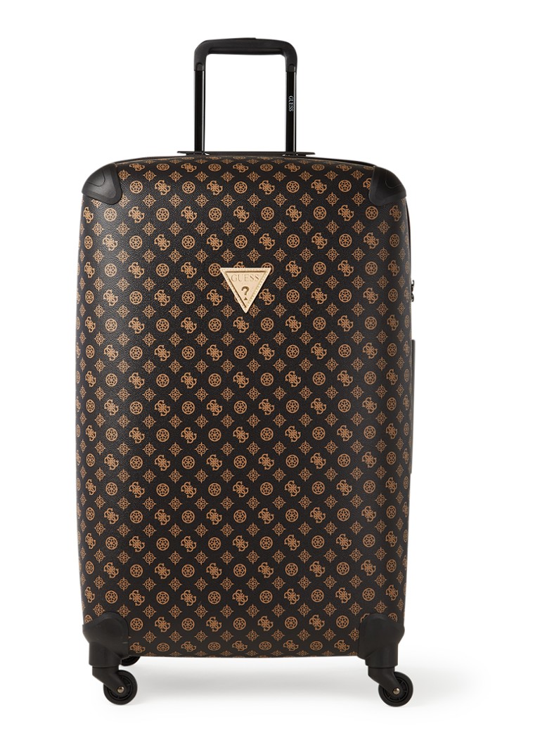 GUESS - Wilder spinner met logoprint 72 cm - Bruin