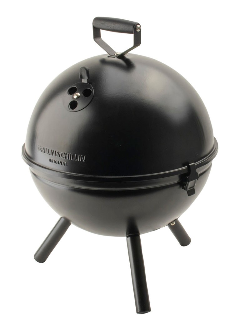 Gusta - Grillin & Chillin kogel houtskool barbecue - Zwart