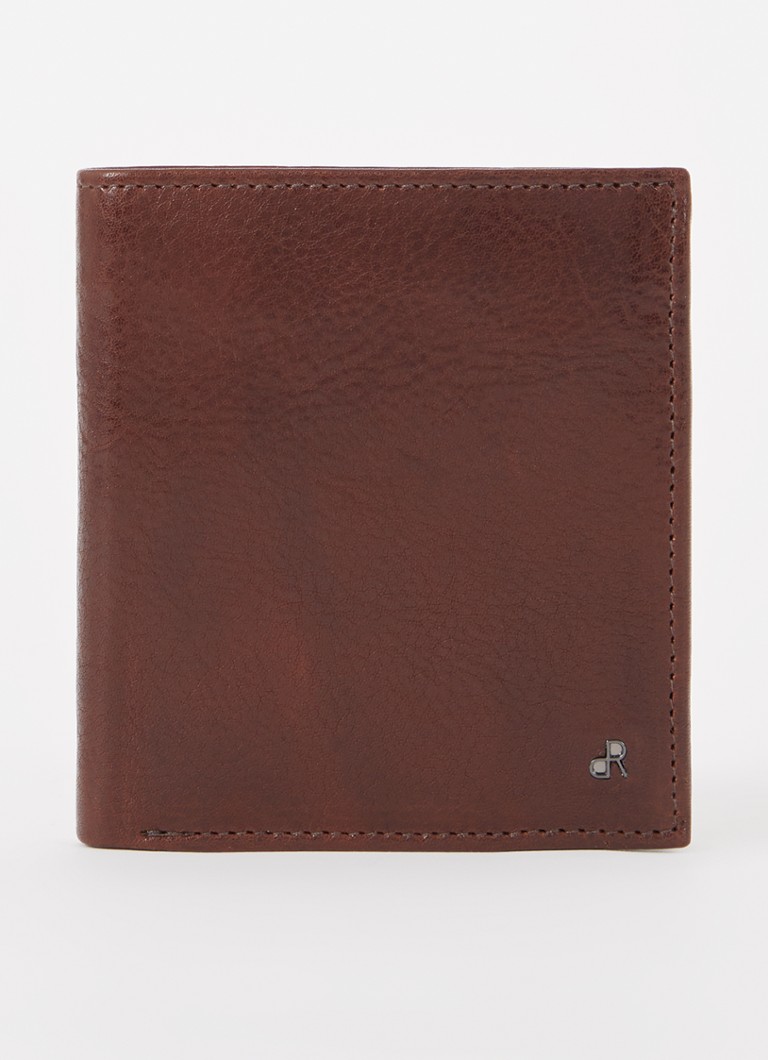 H.J. de Rooy - Amsterdam Billfold portemonnee van leer - Bruin