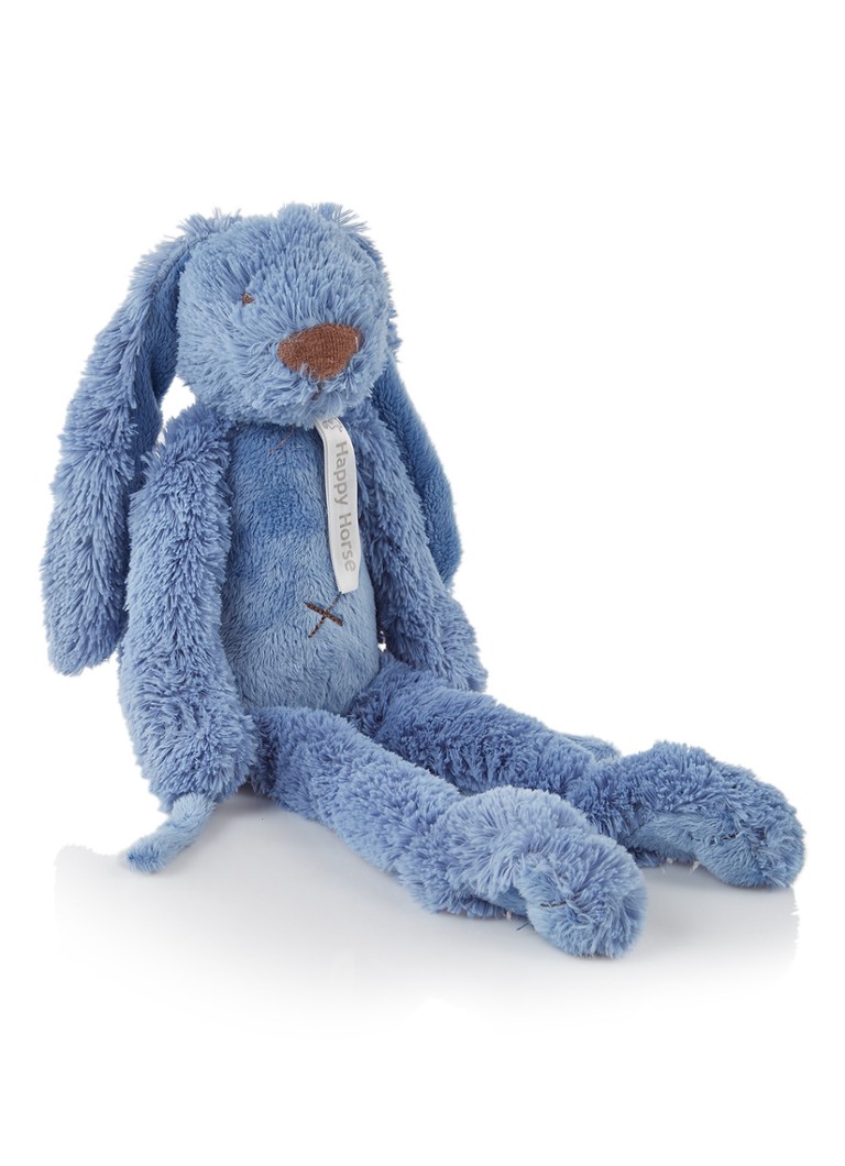 schijf moeilijk hemel Happy Horse Deep Blue Richie konijn muziekknuffel 40 cm • Blauw • de  Bijenkorf