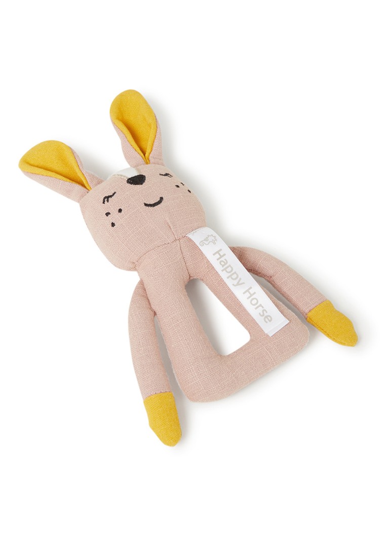Higgins Draad Elektricien Happy Horse Rabbit Reeva rammelaar 19 cm • Lichtroze • de Bijenkorf