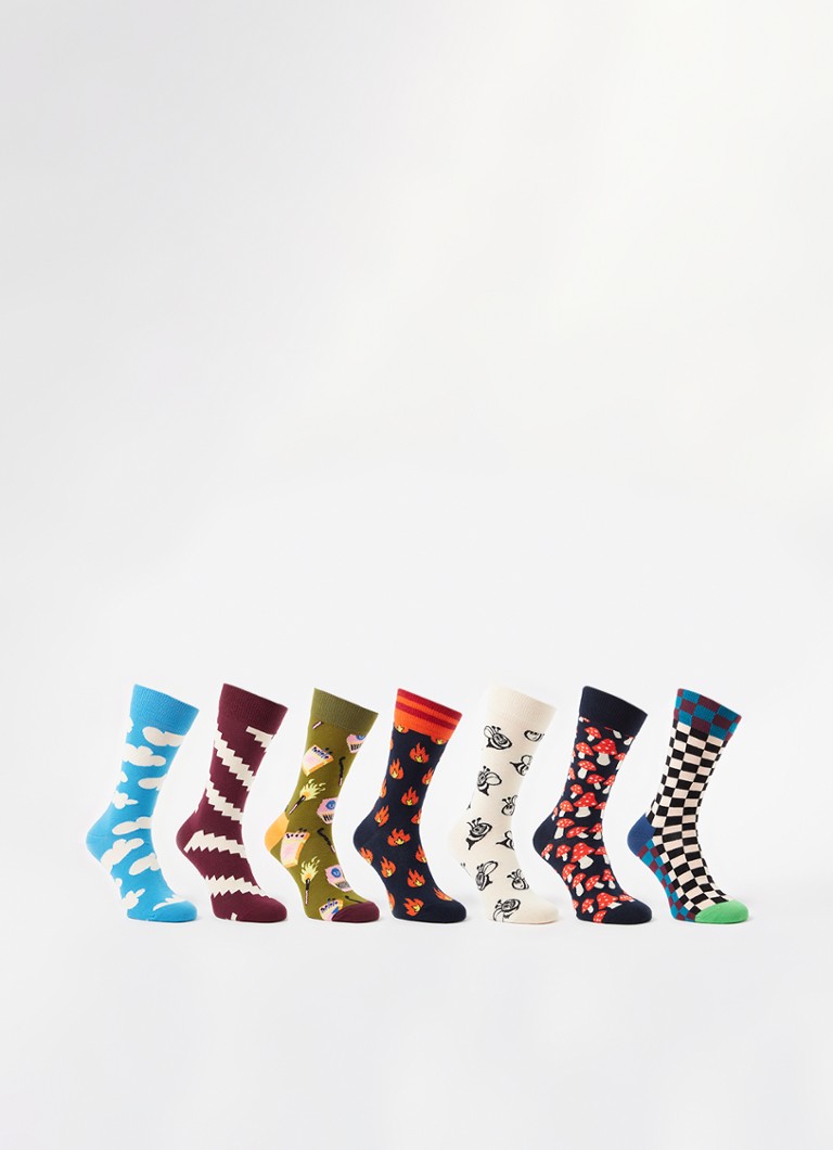 Happy Socks | Smiling Heart Sock | Heren | Valentijnsdag kado man - SMH01