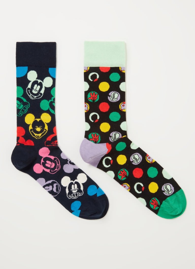 Stuwkracht slecht Tonen Happy Socks Disney sokken in 2-pack giftbox • Zwart • de Bijenkorf