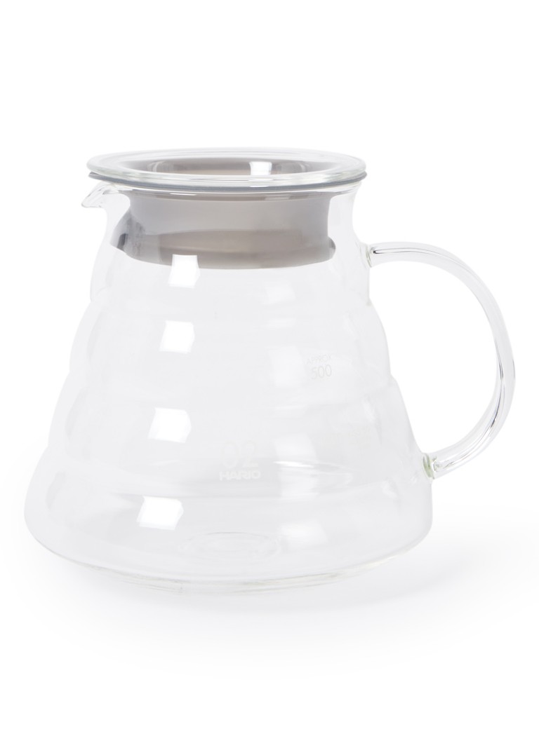 Coperchio In Vetro Trasparente Per Hario V60 Range Server – Coperchio In Silicone Trasparente, Made In Japan, Per Caraffa V60