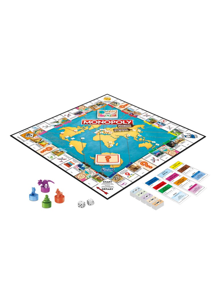 Hasbro - Monopoly Wereldreis bordspel - null