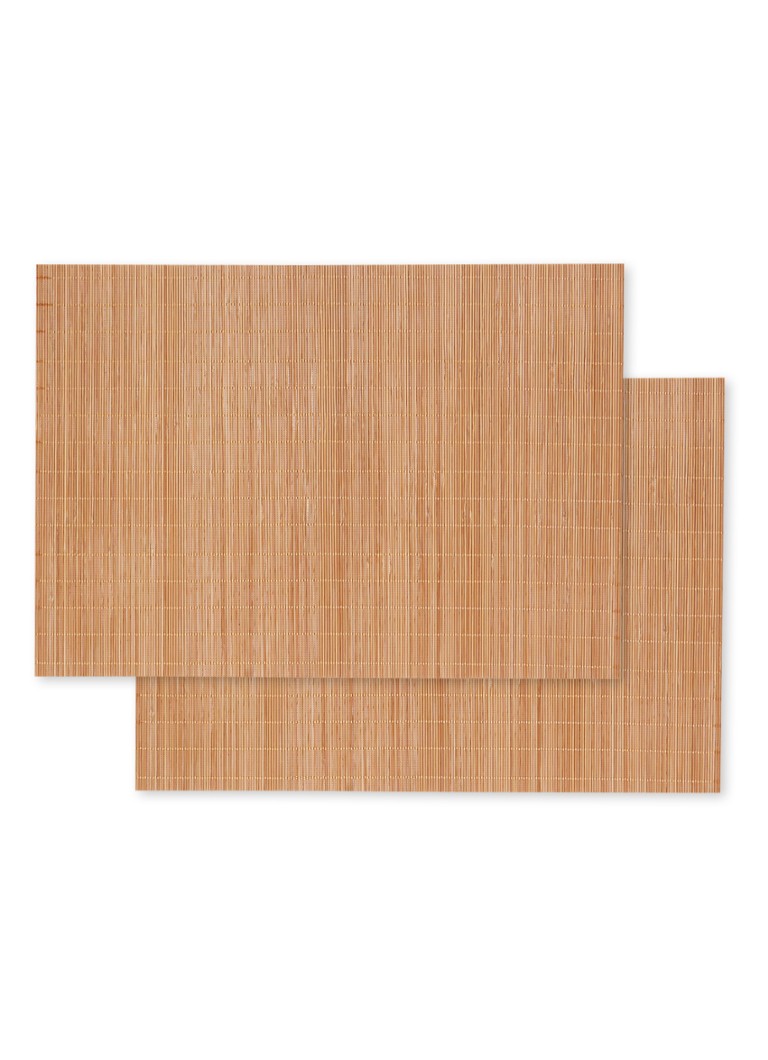 Hay Bamboo placemat 31 x 44 cm set van 2 • Camel • de Bijenkorf