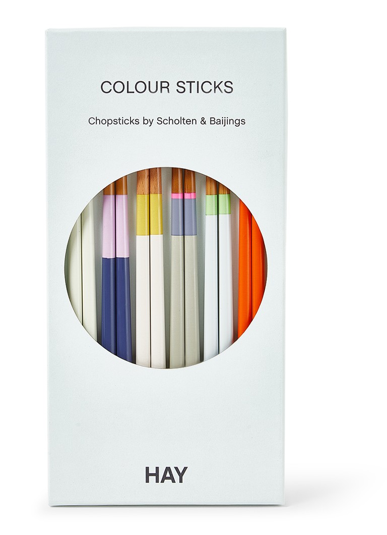 Hay - Colour Stick eetstokjes set van 6  - Multicolor