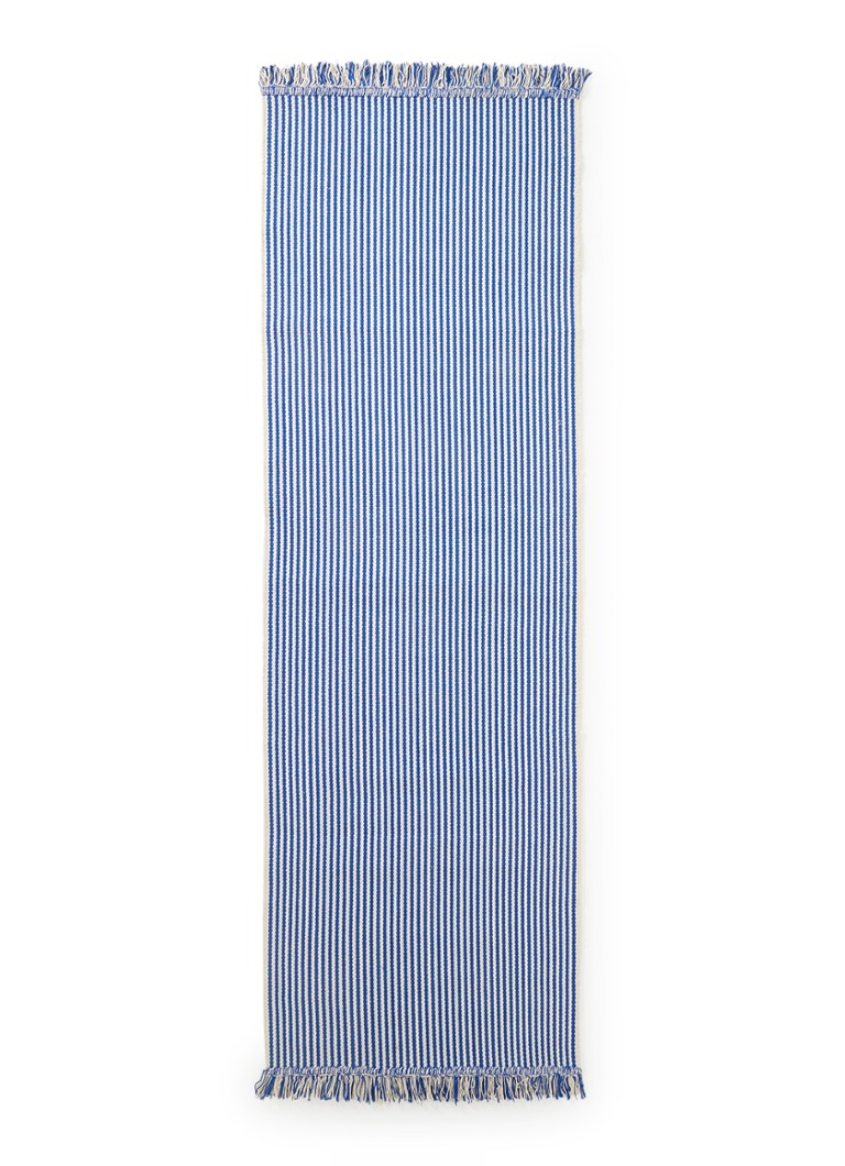 Vrijgevigheid Uithoudingsvermogen Salie Hay Stripes & Stripes vloerkleed 200 x 60 cm • Kobaltblauw • de Bijenkorf