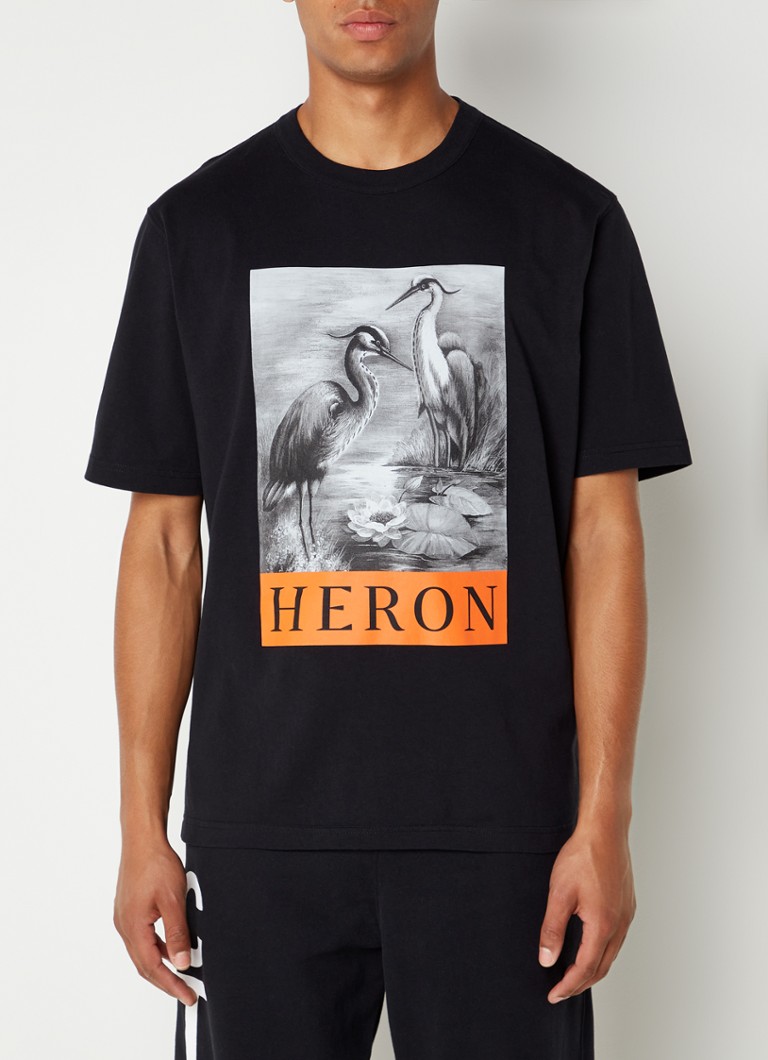 Heron Preston Tshirt met logoprint • Zwart • de Bijenkorf