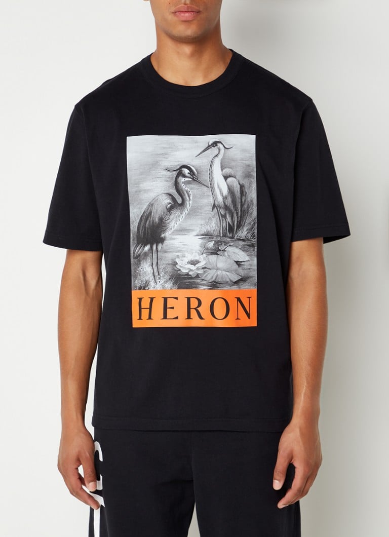 Heron Preston - T-shirt met logoprint - Zwart