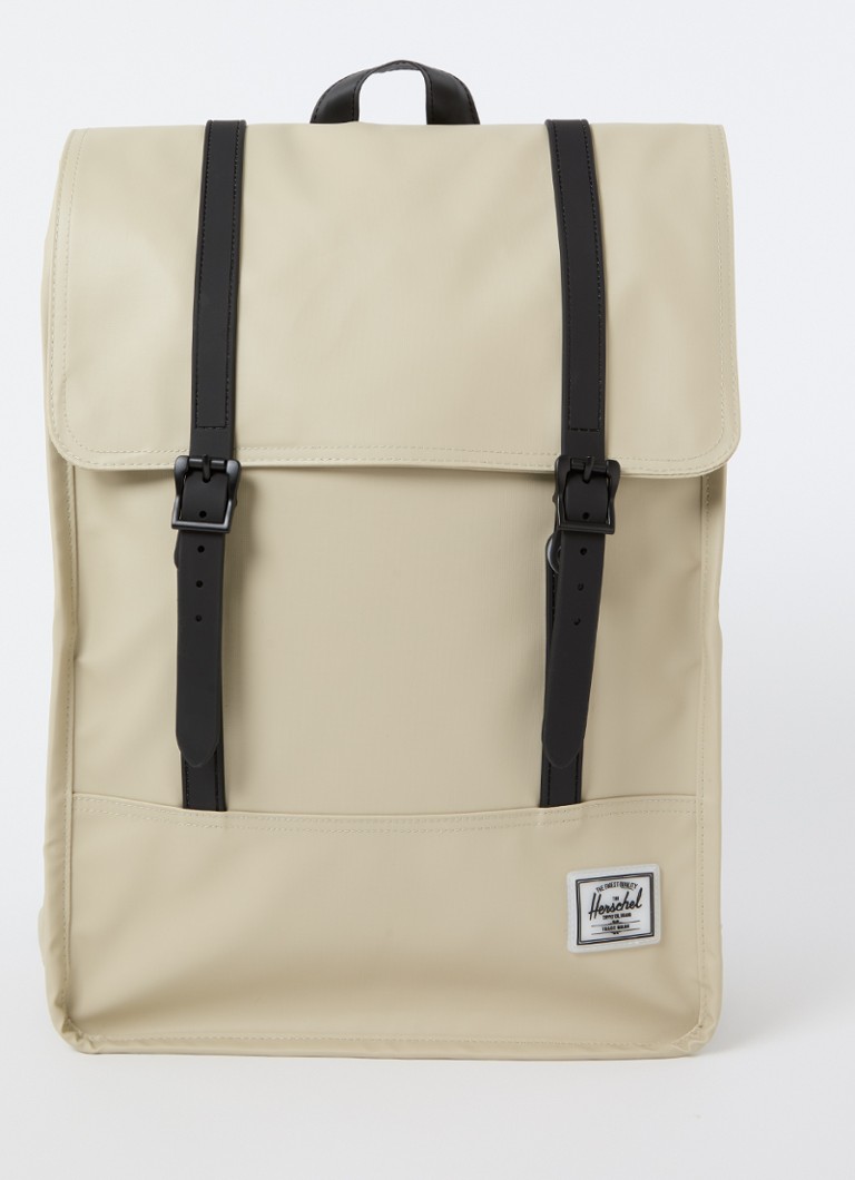 Herschel Supply - Survey II waterafstotende rugzak met 15 inch laptopvak - Beige