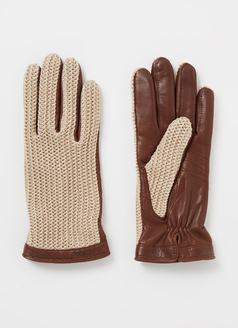 Hestra Anna handschoenen van en • Kastanjebruin • de Bijenkorf