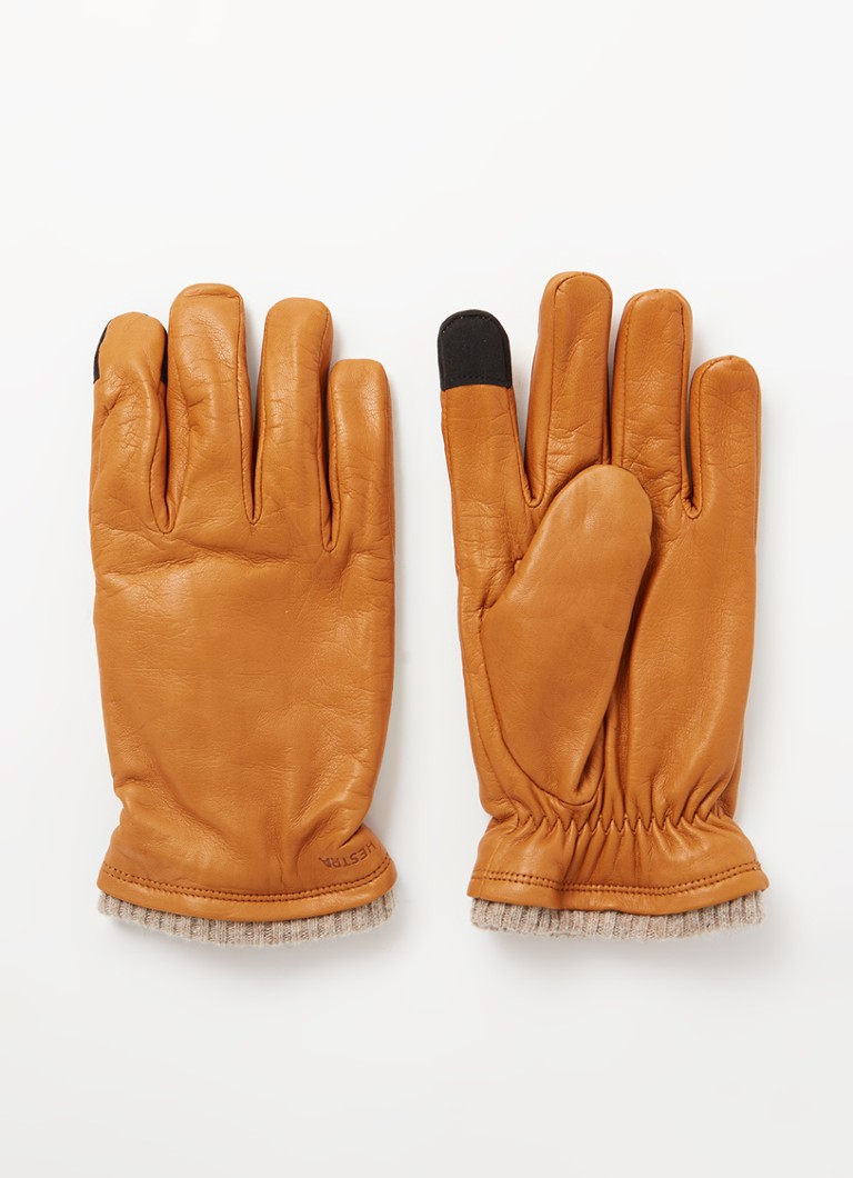 interferentie gangpad Hinder Hestra John handschoenen met touchscreen functie • Camel • de Bijenkorf