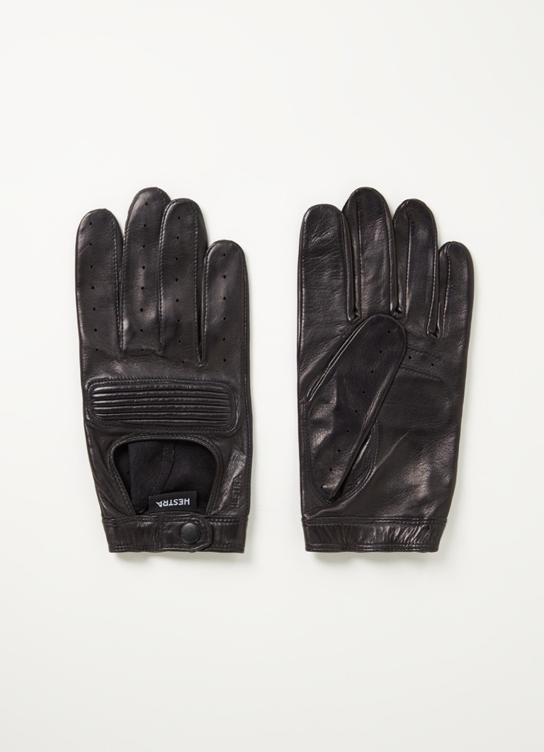 Hestra - Steve handschoen van schapenleer - Zwart