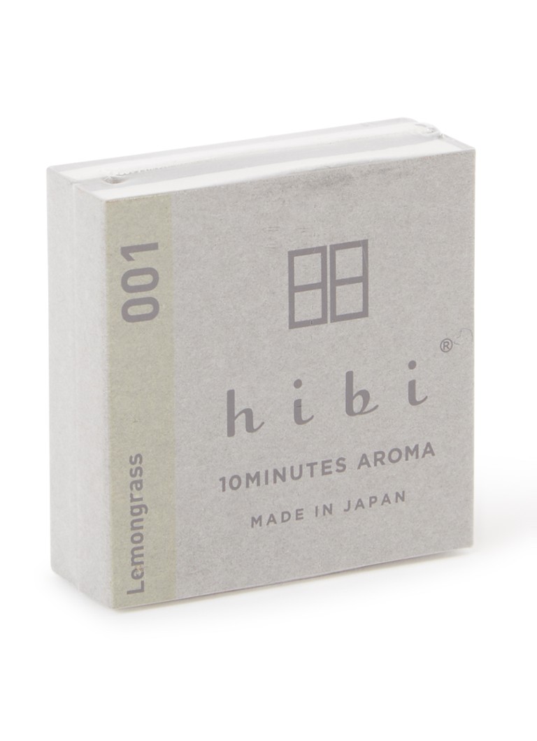 Hibi 001 Lemongrass aroma wierrook lucifer set van 8 • Groen • de Bijenkorf