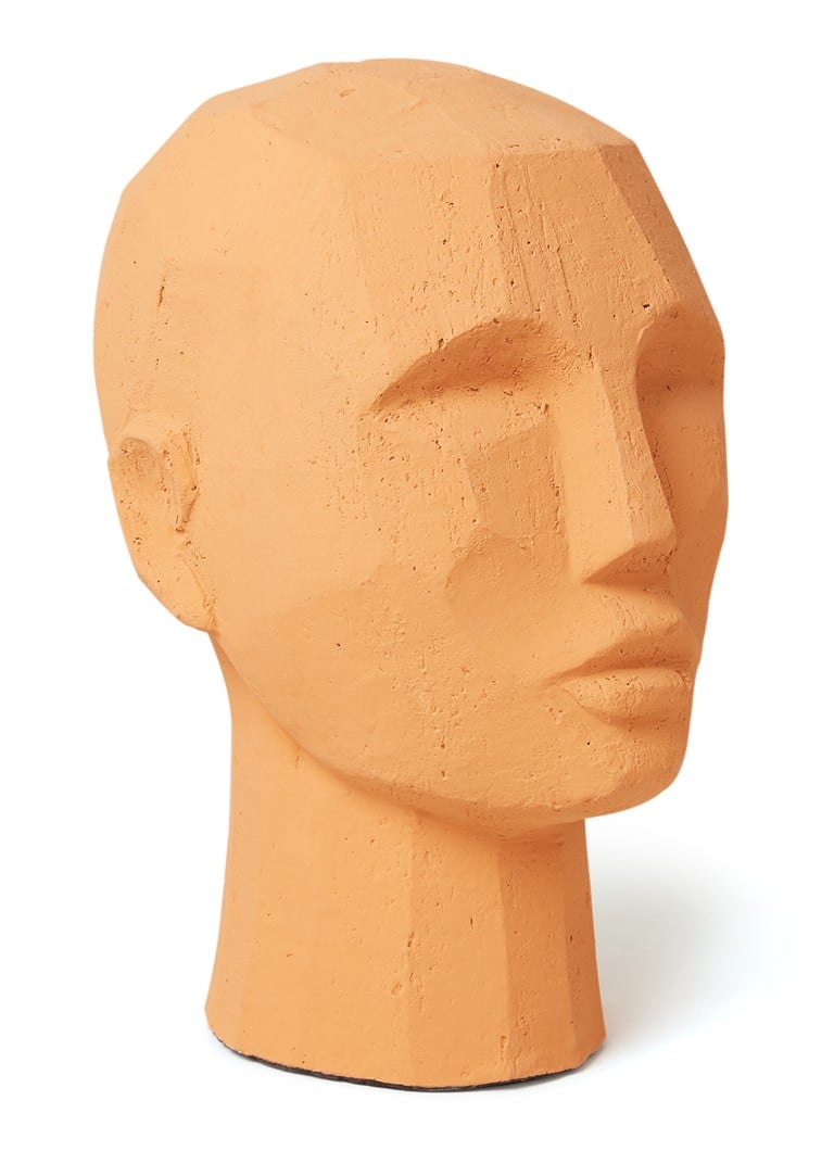 HKliving - Abstract Head ornament 25 cm - Roodbruin