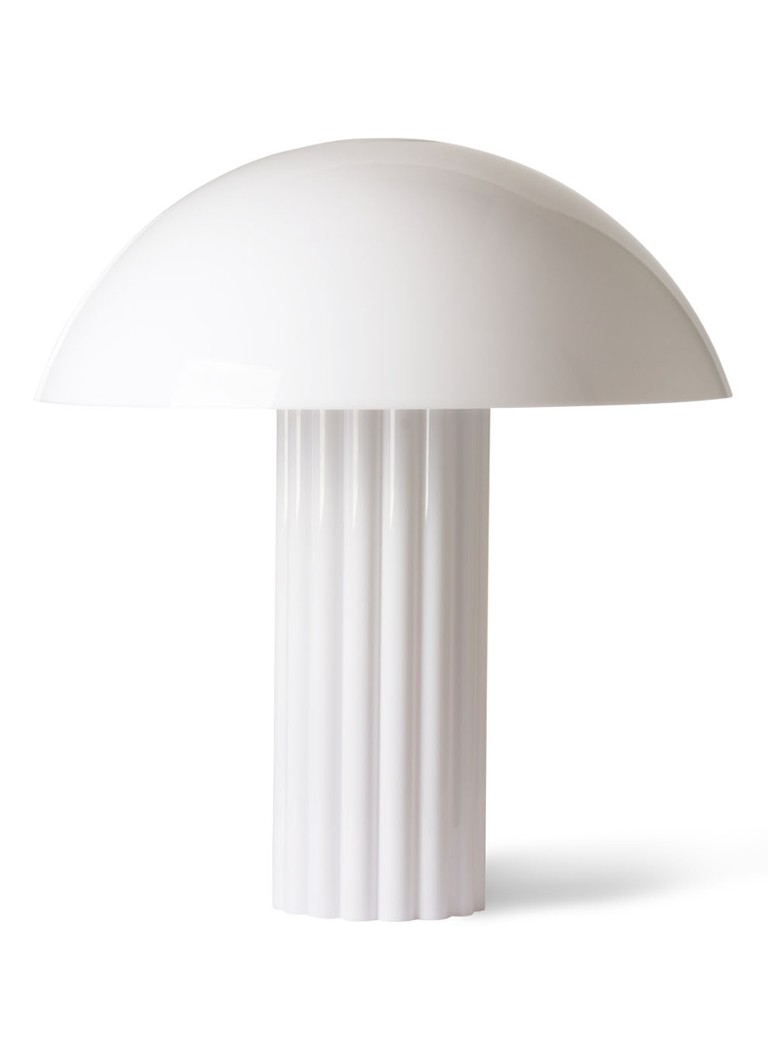 HKliving - Acrylic Cupola tafellamp Ø56 cm - Wit