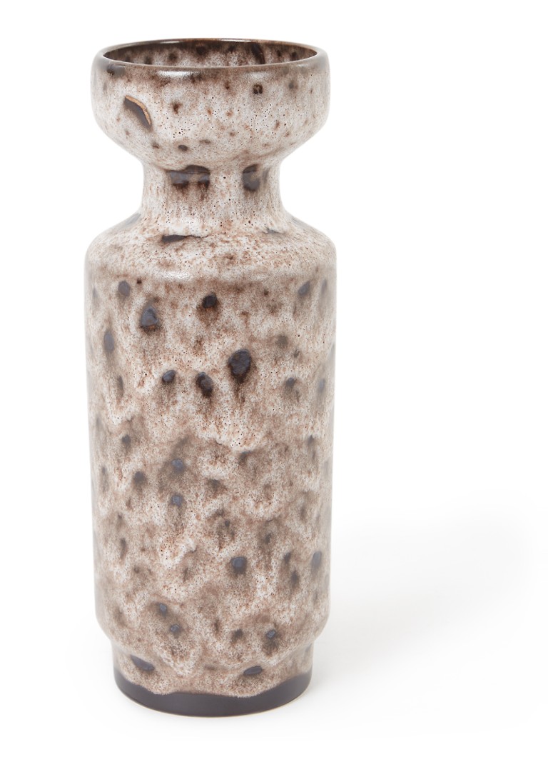 HKliving Retro vaas 25 cm • Donkerbeige • de Bijenkorf