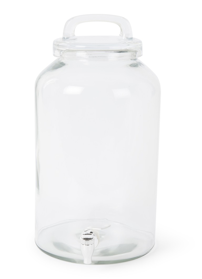 House Doctor - Drankdispenser met tapkraan 8,5 liter - Transparant