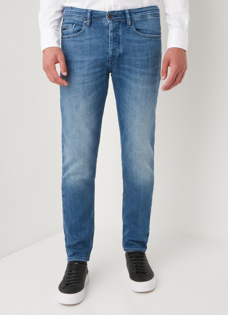 HUGO BOSS 441 Taber tapered fit jeans met stretch • Jeans • de Bijenkorf