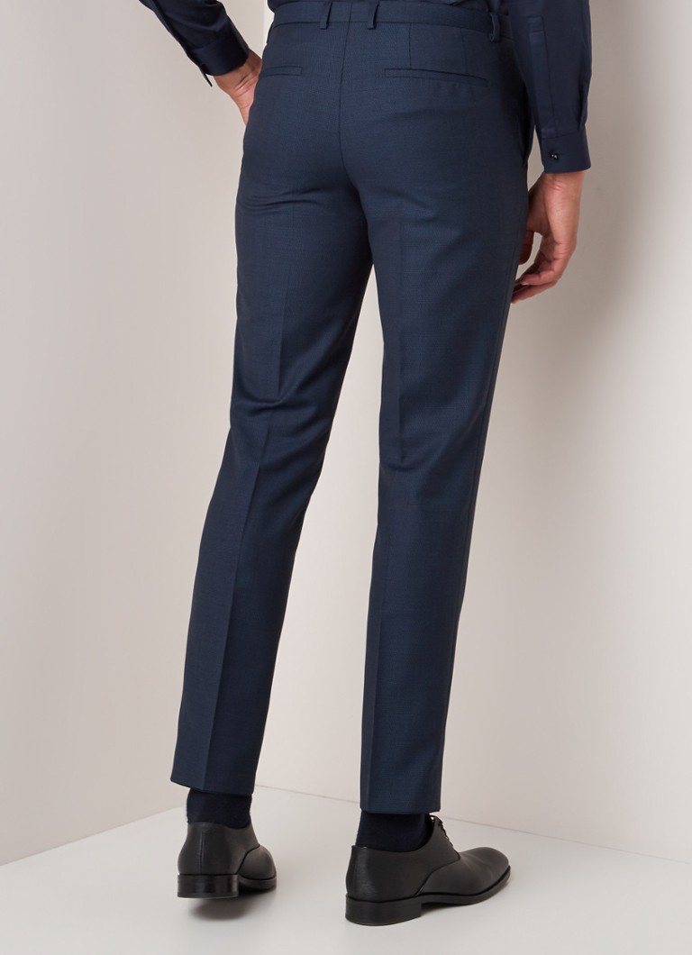 Hugo Boss Astian Hets Extra Slim Fit Pak Van Scheerwol Met