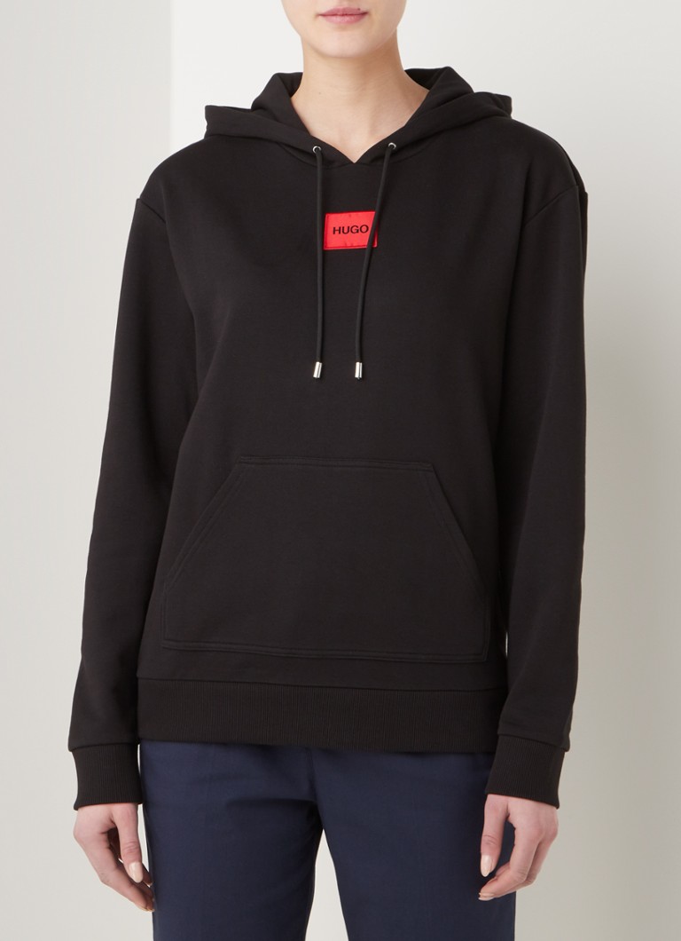 HUGO BOSS - Dasara hoodie met logo - Zwart
