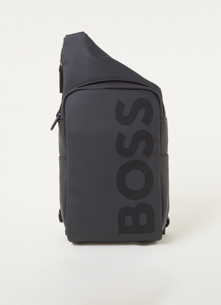 HUGO BOSS - Goodwin crossbodytas met logo - Zwart