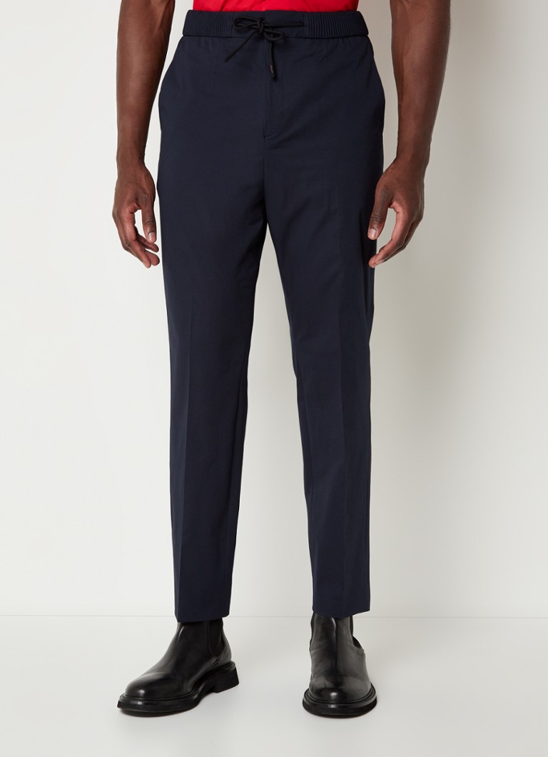 HUGO BOSS Howie extra slim fit pantalon met elastische band en