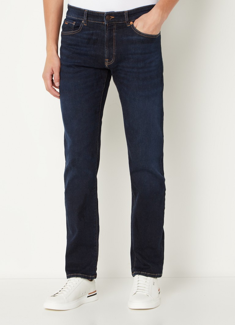 HUGO BOSS - Maine slim fit jeans met stretch - Indigo