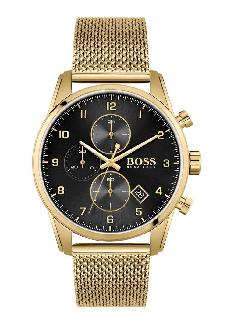 HUGO BOSS - Skymaster horloge HB1513838 - Goud