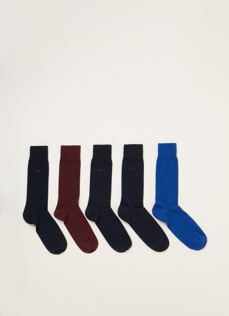 HUGO BOSS - Sokken met logo in 5-pack  - Multicolor