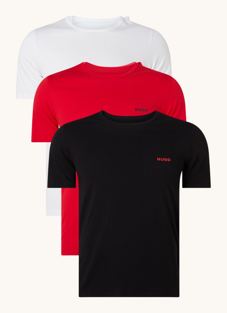 hugo boss t shirt triple pack