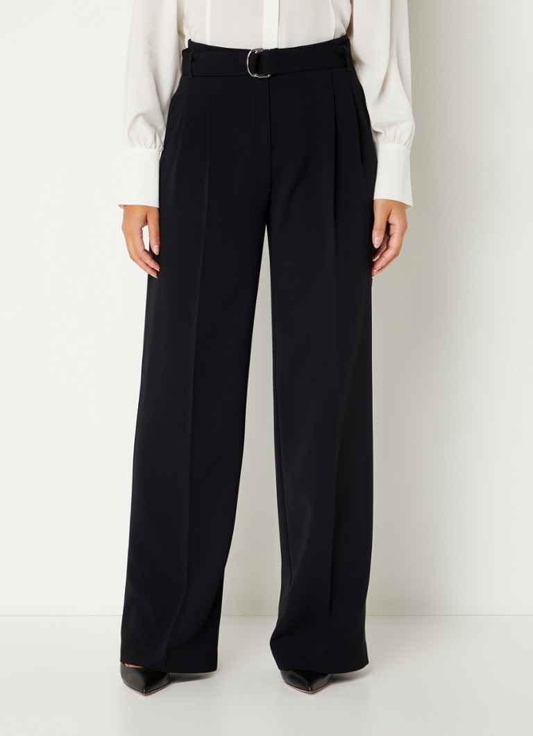 Pantalon De Costume Femme Hugo Boss Taille EU 42 Noir - Occasion Très Bon état