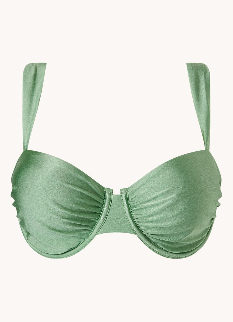 Hunkemöller Mauritius bikinitop met beugel • Groen • de Bijenkorf