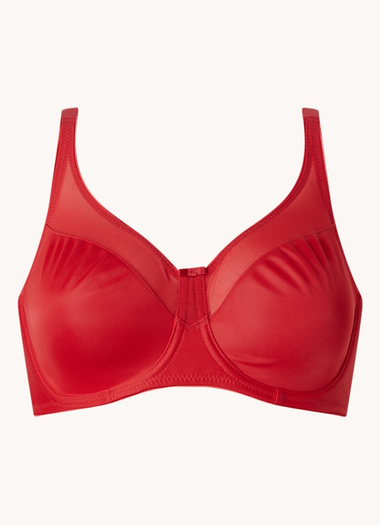 Hunkemöller Nina minimizer bh met beugel • Rood • de Bijenkorf