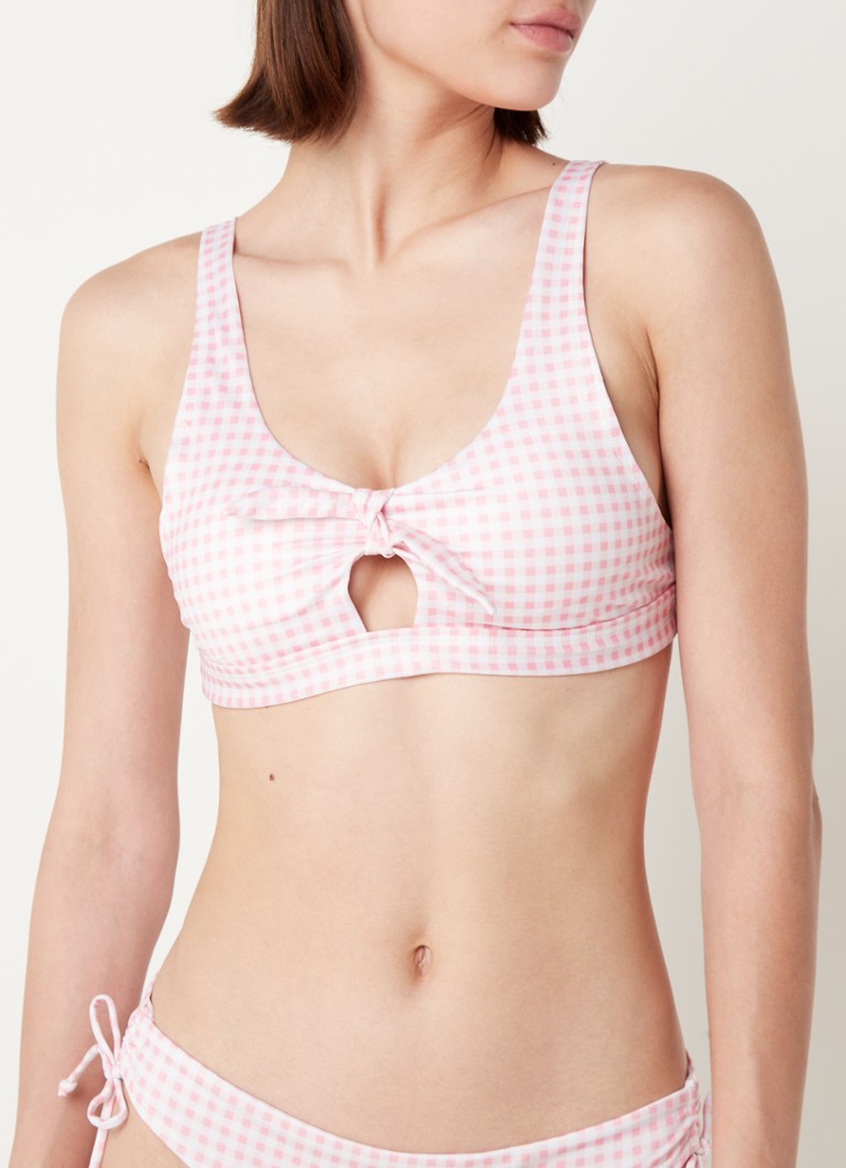 Hunkemöller - Seychelles bralette bikinitop met uitneembare vulling - Roze