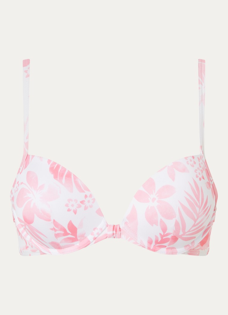 Hunkemöller Tropical pushup bikinitop • Zwart • de Bijenkorf