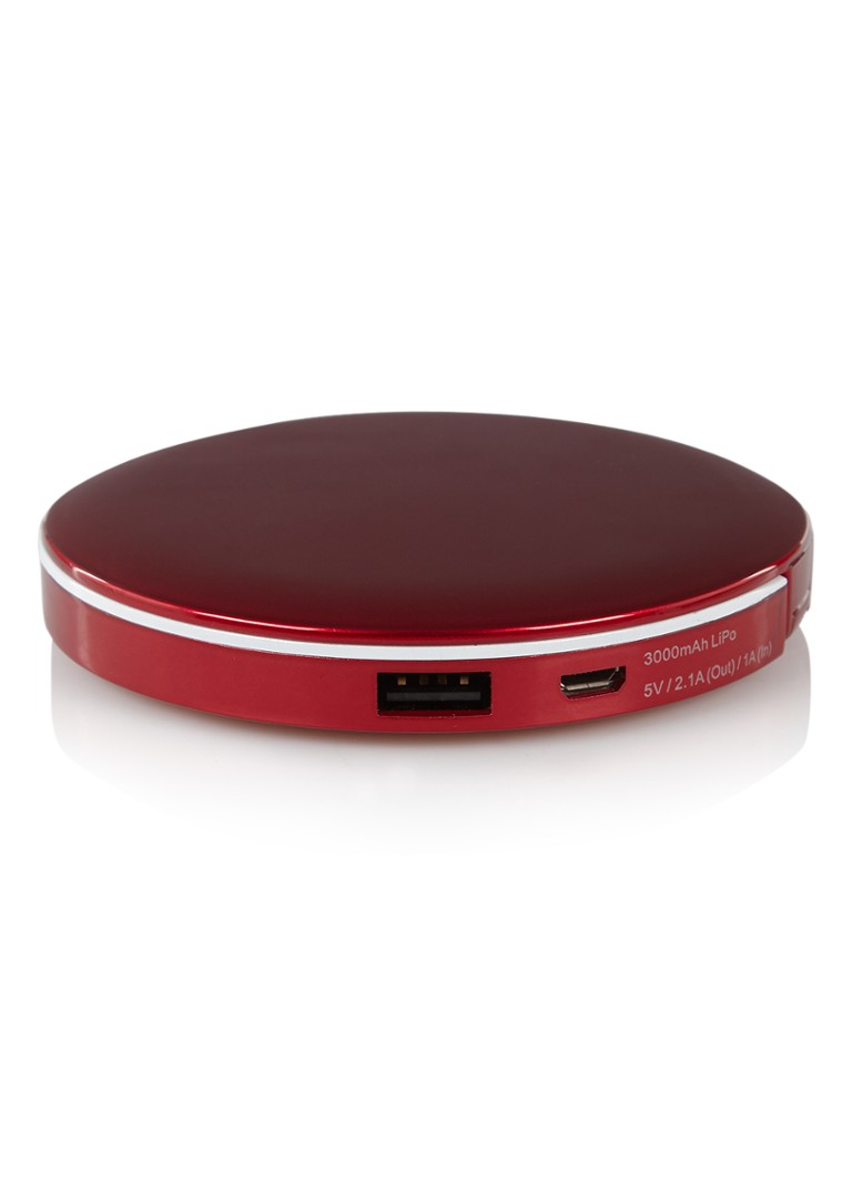 Hyper Pearl handspiegel powerbank • Rood • de Bijenkorf