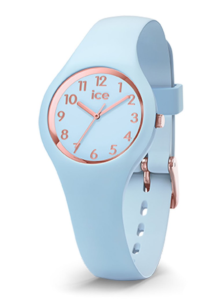 Arabisch Telegraaf overeenkomst Ice-Watch Ice Glam Horloge IW015345 • Lichtblauw • de Bijenkorf