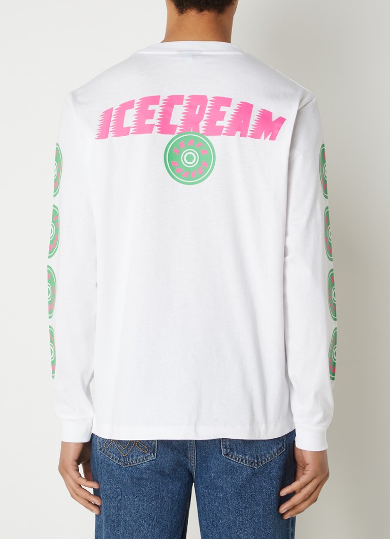 Icecream T Shirt Met Backprint • Wit • De Bijenkorf