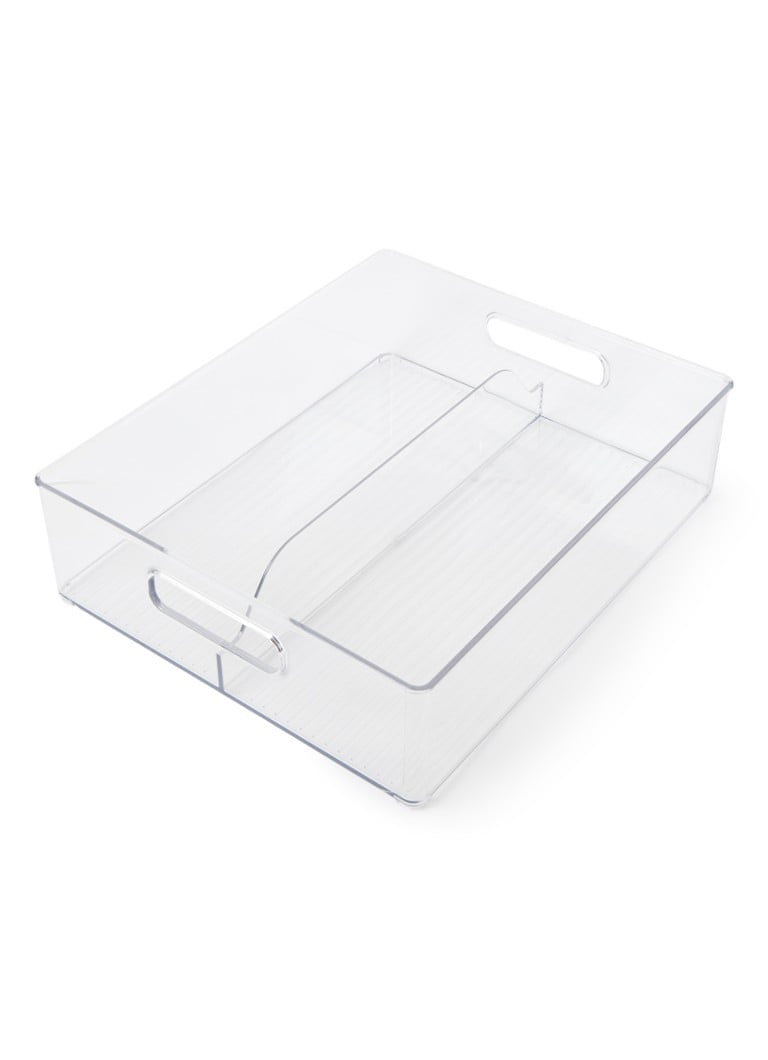 iDesign - Fridge Binz koelkast en vriezer opbergbox 30,5 x 37 cm - Transparant