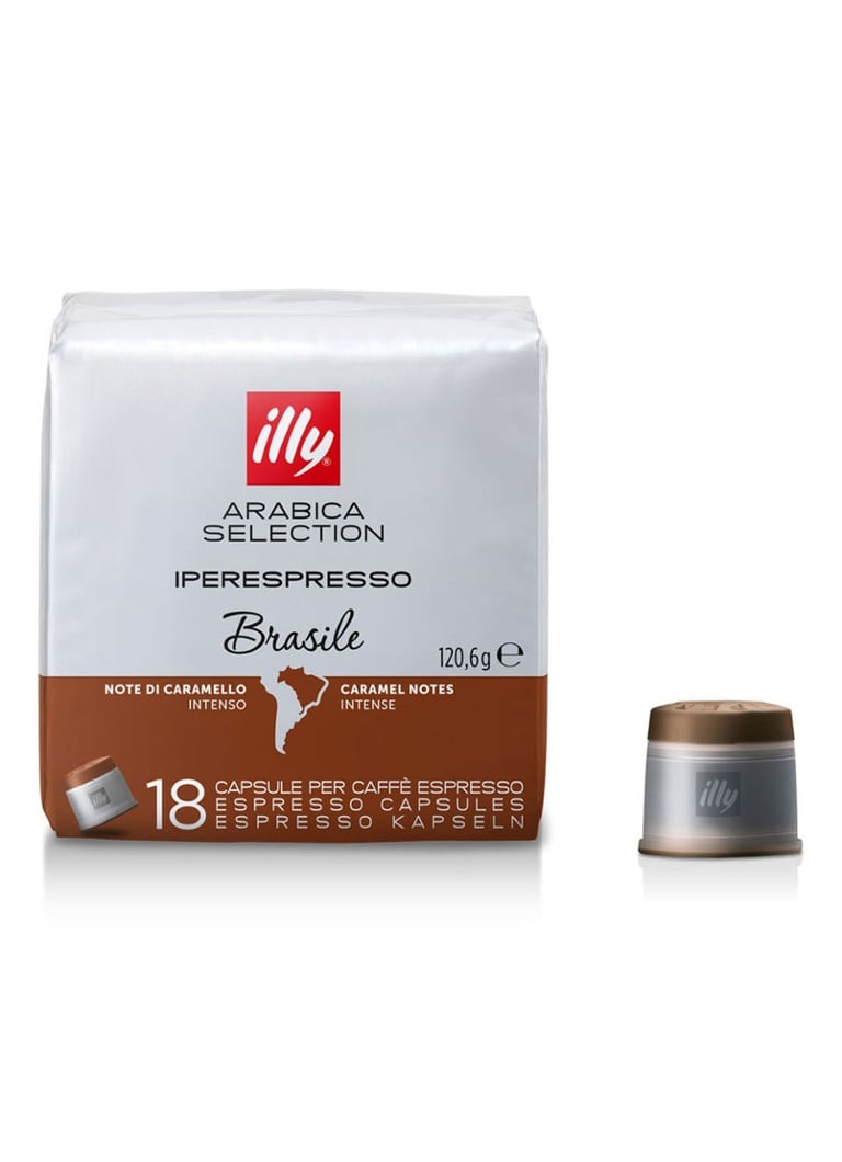 illy - Iperespresso Brasile Arabica Selection capsules 18 stuks - Roestbruin